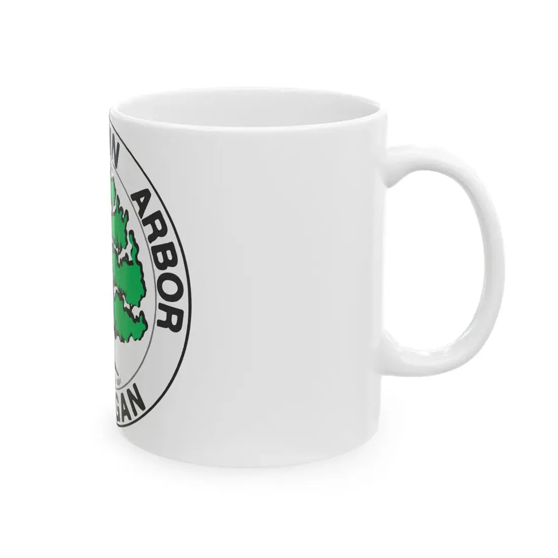 Seal of Ann Arbor Michigan - White Coffee Mug - Go Mug Yourself