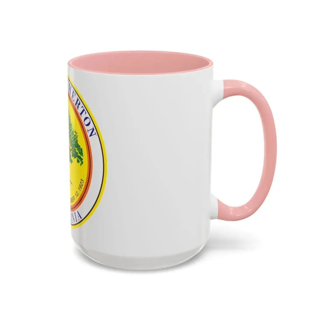 Seal of Atherton California - Accent Coffee Mug - Go Mug Yourself