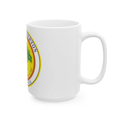 Seal of Atherton California - White Coffee Mug-Go Mug Yourself