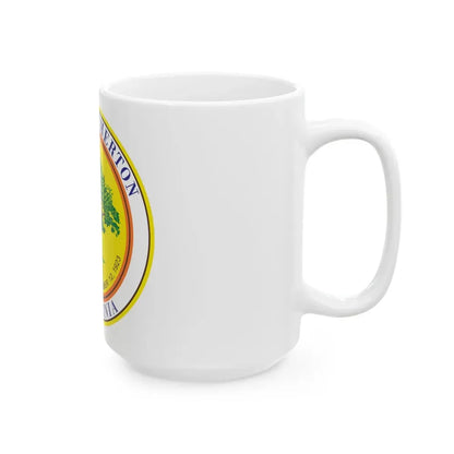 Seal of Atherton California - White Coffee Mug - Go Mug Yourself