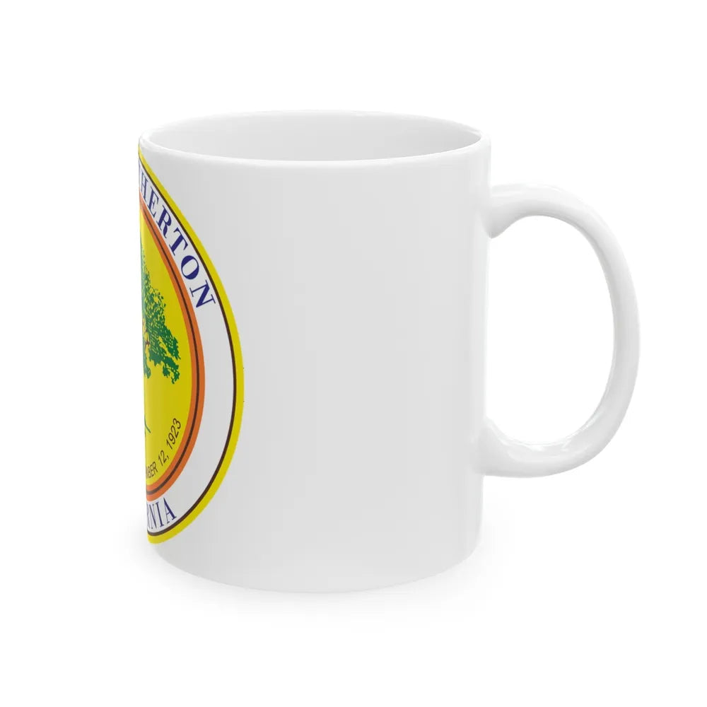 Seal of Atherton California - White Coffee Mug-Go Mug Yourself