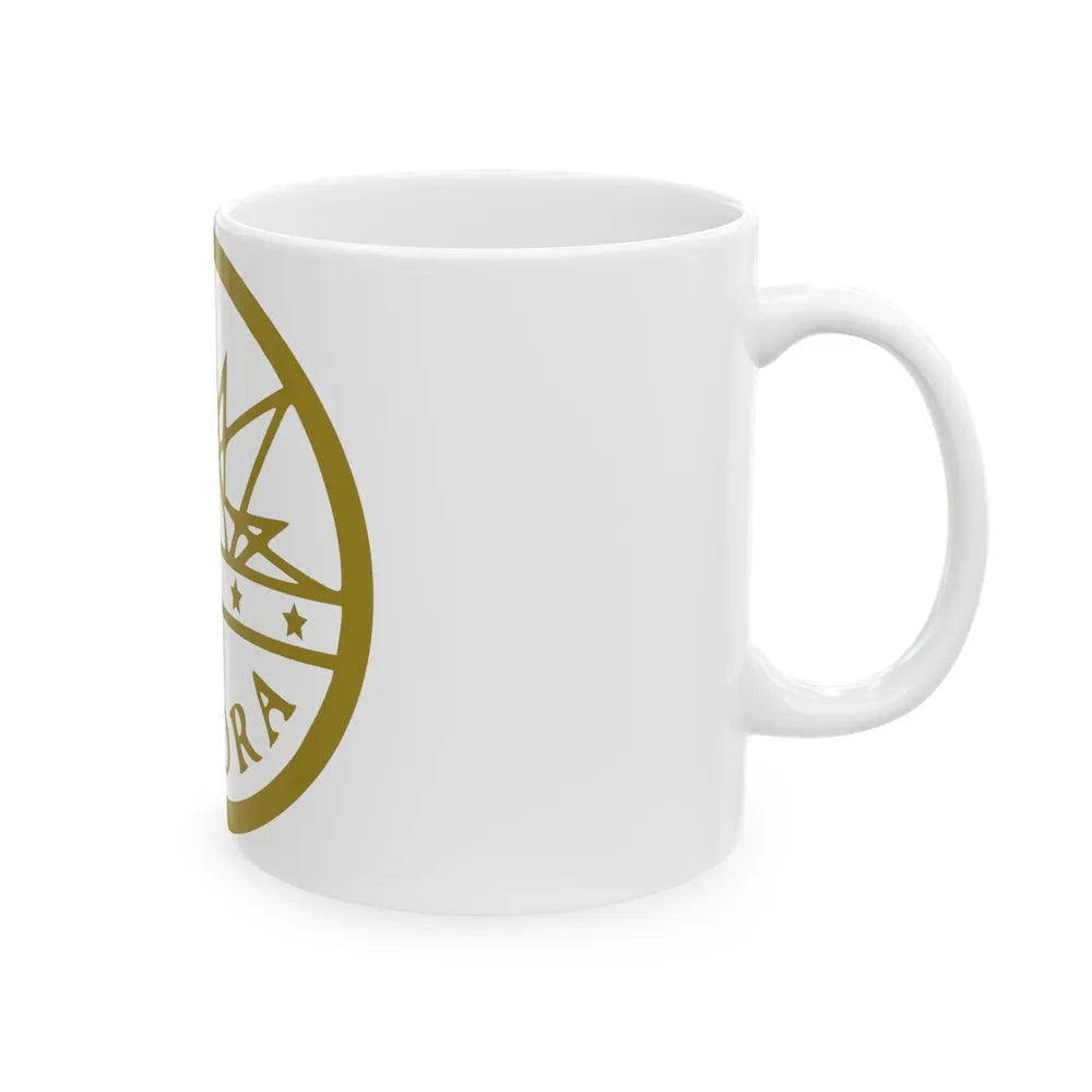 Seal of Aurora Colorado - White Coffee Mug-Go Mug Yourself