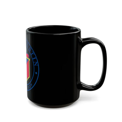 Seal of Austin TX - Black Coffee Mug-Go Mug Yourself