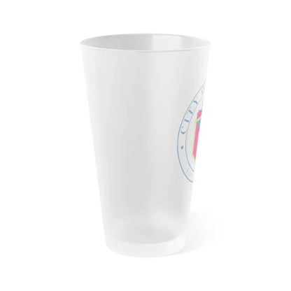 Seal of Austin TX - Frosted Pint Glass 16oz - Go Mug Yourself
