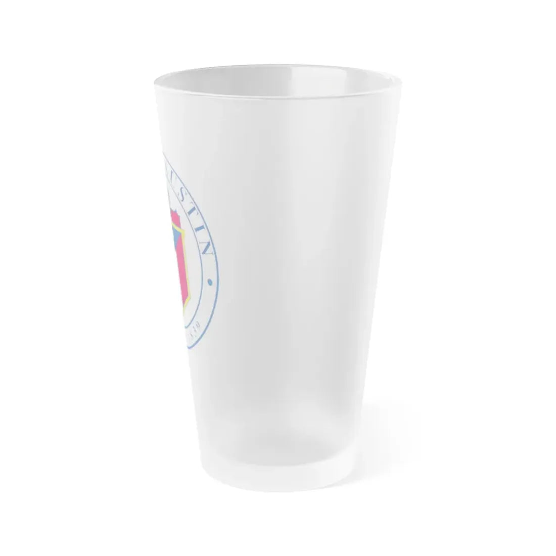 Seal of Austin TX - Frosted Pint Glass 16oz - Go Mug Yourself