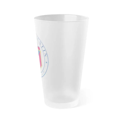 Seal of Austin TX - Frosted Pint Glass 16oz - Go Mug Yourself