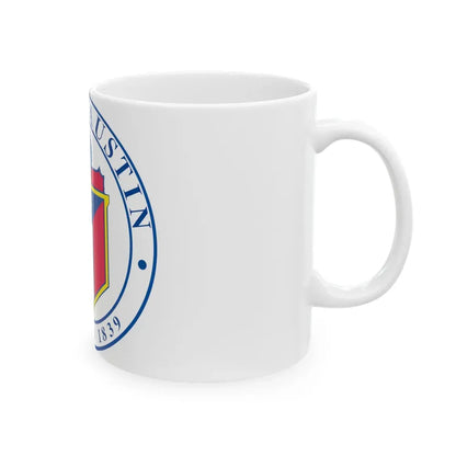 Seal of Austin TX - White Coffee Mug - Go Mug Yourself