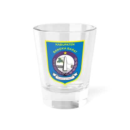 Seal of Bangka Barat Regency (Indonesia) (Coat of Arms) Shot Glass 1.5oz 1.5oz - Go Mug Yourself