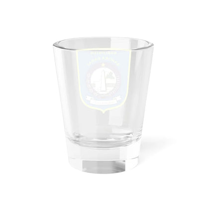 Seal of Bangka Barat Regency (Indonesia) (Coat of Arms) Shot Glass 1.5oz - Go Mug Yourself