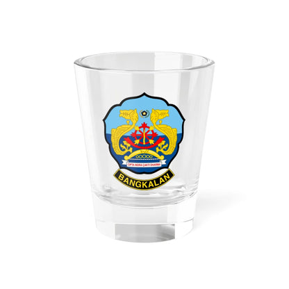 Seal of Bangkalan Regency (Indonesia) (Coat of Arms) Shot Glass 1.5oz 1.5oz - Go Mug Yourself