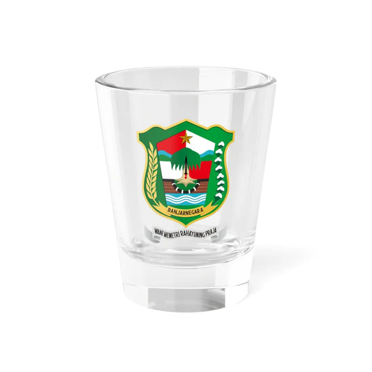 Seal of Banjarnegara Regency (Indonesia) (Coat of Arms) Shot Glass 1.5oz 1.5oz - Go Mug Yourself