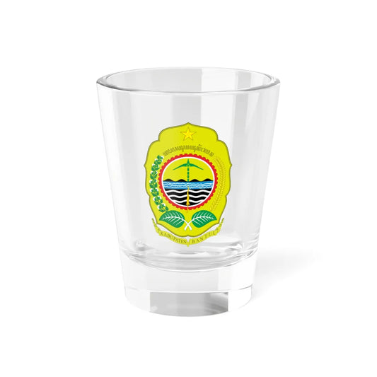 Seal of Bantul Regency (Indonesia) (Coat of Arms) Shot Glass 1.5oz 1.5oz - Go Mug Yourself