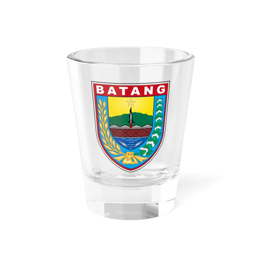 Seal of Batang Regency (Indonesia) (Coat of Arms) Shot Glass 1.5oz 1.5oz - Go Mug Yourself