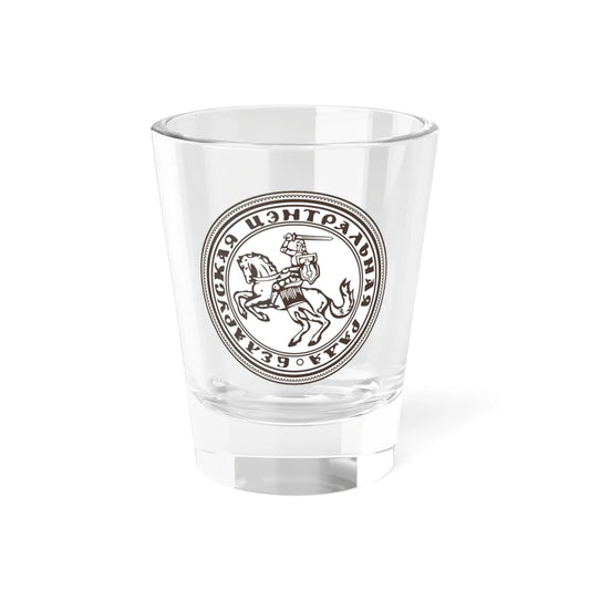 Seal of Belarusian Central Council (Belarus) (Coat of Arms) Shot Glass 1.5oz 1.5oz - Go Mug Yourself