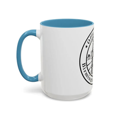 Seal of Birmingham Alabama - Accent Coffee Mug - Go Mug Yourself