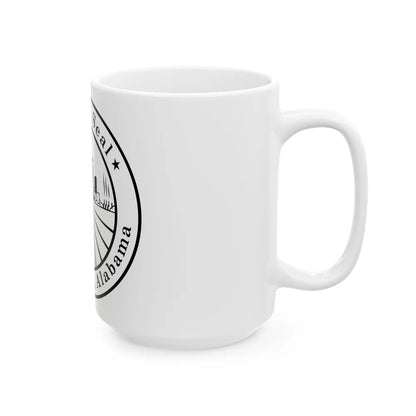 Seal of Birmingham Alabama - White Coffee Mug-Go Mug Yourself