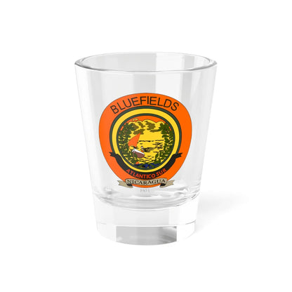 Seal of Bluefields (Nicaragua) (Coat of Arms) Shot Glass 1.5oz 1.5oz - Go Mug Yourself