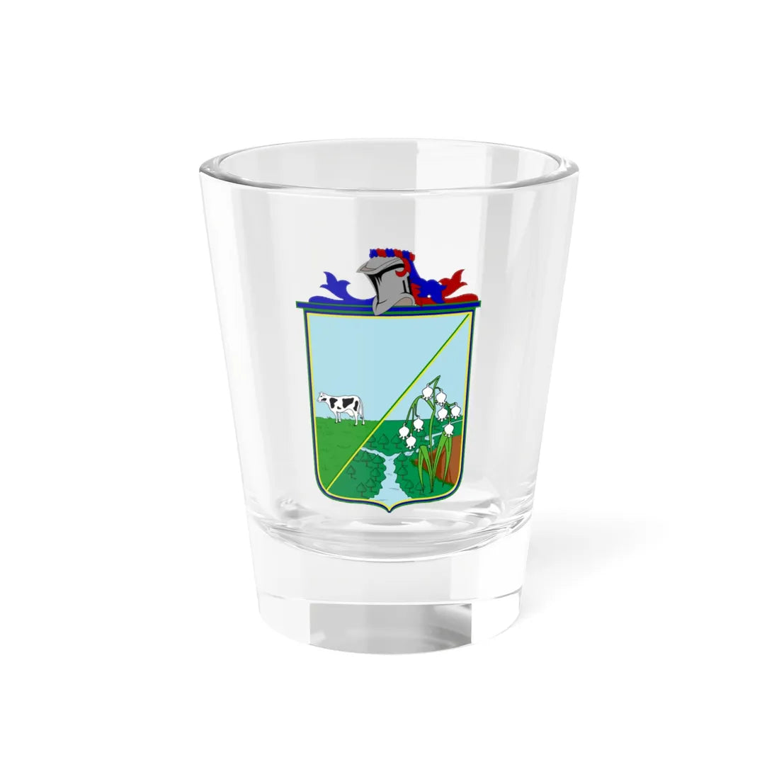 Seal of Boaco (Nicaragua) (Coat of Arms) Shot Glass 1.5oz 1.5oz - Go Mug Yourself