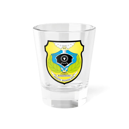 Seal of Bondowoso Regency (Indonesia) (Coat of Arms) Shot Glass 1.5oz 1.5oz - Go Mug Yourself