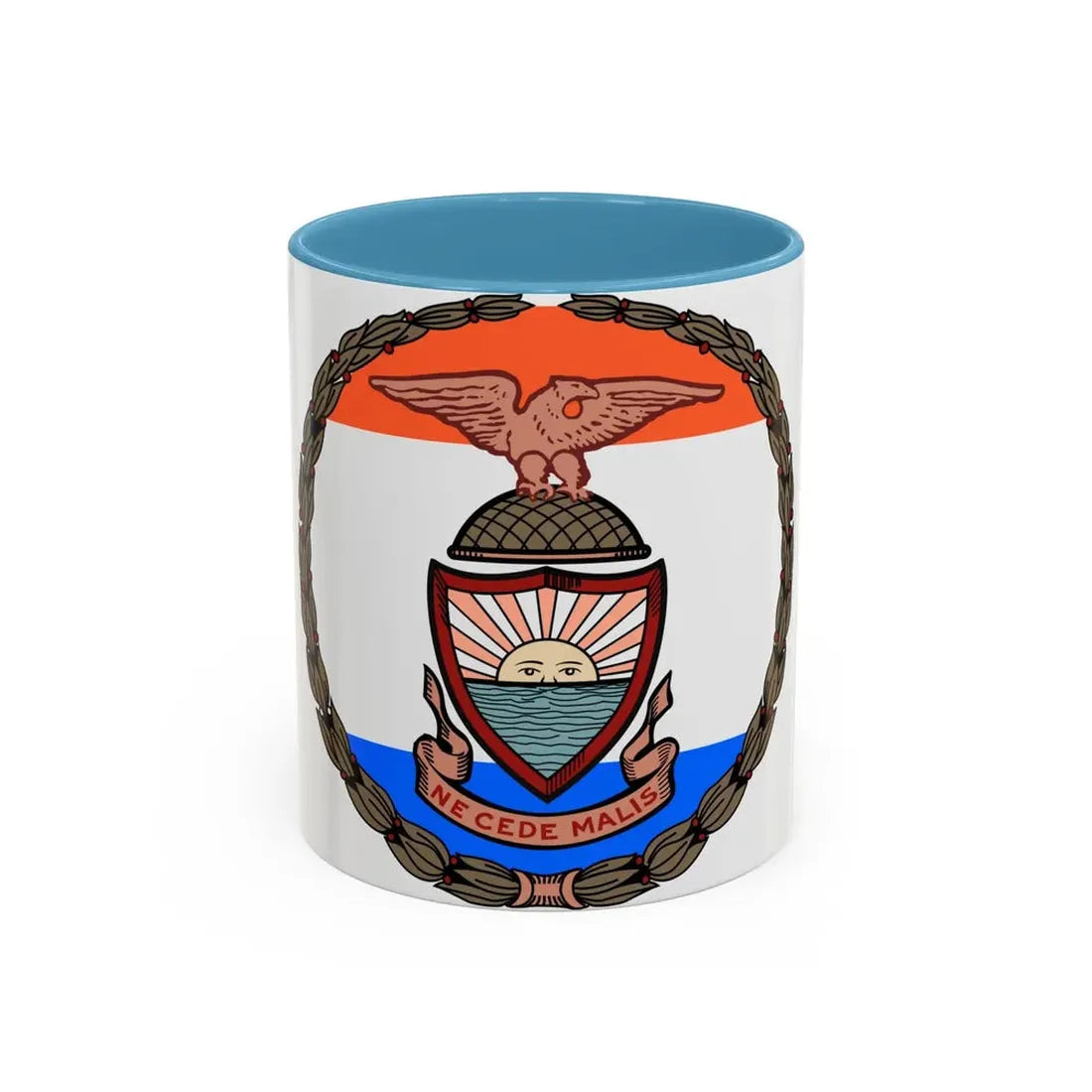 Seal of Borough of the Bronx - Accent Coffee Mug 11oz Light Blue - Go Mug Yourself