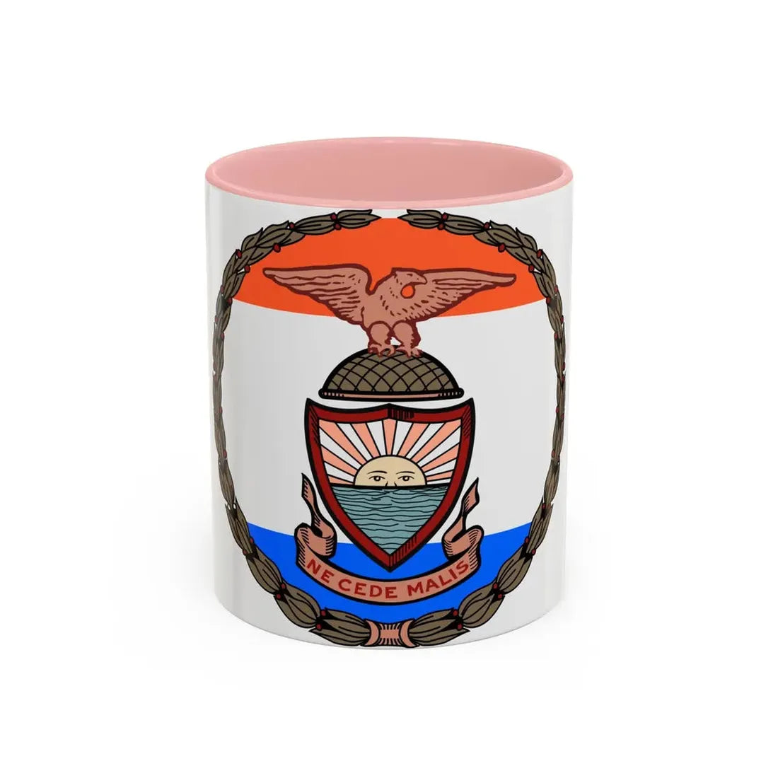 Seal of Borough of the Bronx - Accent Coffee Mug 11oz Pink - Go Mug Yourself