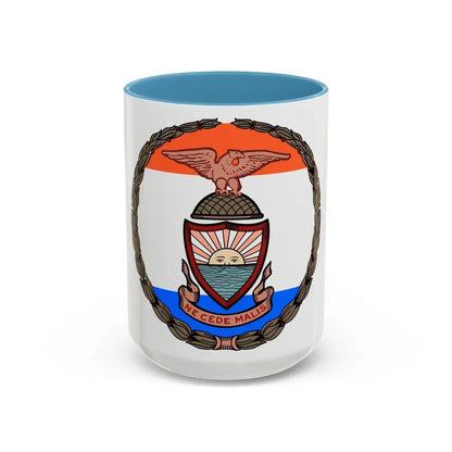 Seal of Borough of the Bronx - Accent Coffee Mug 15oz Light Blue - Go Mug Yourself