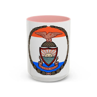 Seal of Borough of the Bronx - Accent Coffee Mug 15oz Pink - Go Mug Yourself