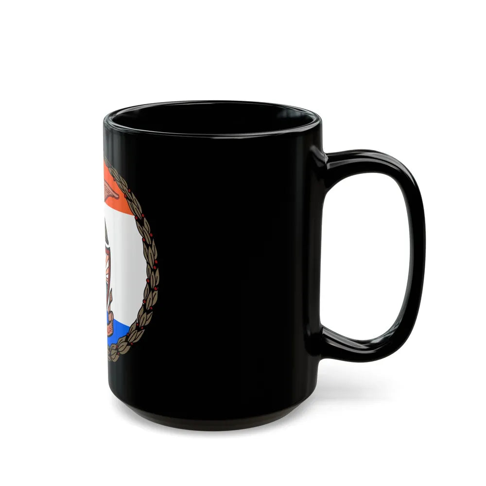 Seal of Borough of the Bronx - Black Coffee Mug-Go Mug Yourself