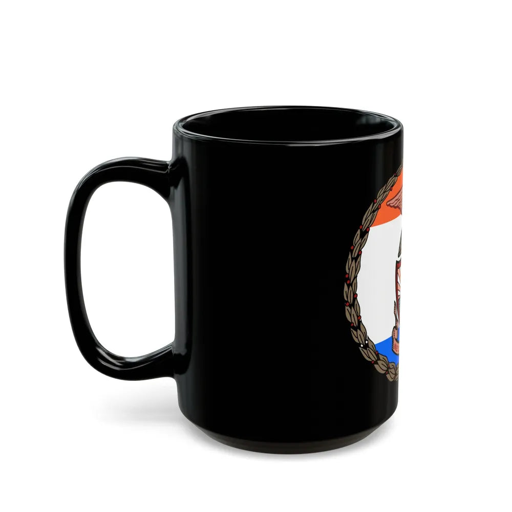 Seal of Borough of the Bronx - Black Coffee Mug-Go Mug Yourself