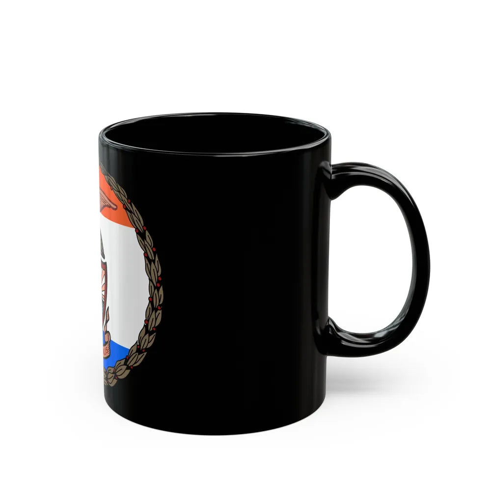 Seal of Borough of the Bronx - Black Coffee Mug-Go Mug Yourself