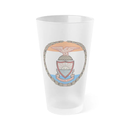 Seal of Borough of the Bronx - Frosted Pint Glass 16oz-16oz-Frosted-Go Mug Yourself