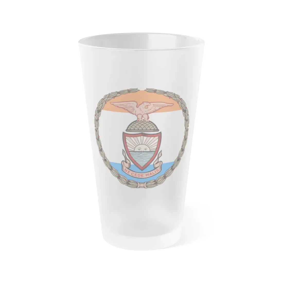 Seal of Borough of the Bronx - Frosted Pint Glass 16oz 16oz Frosted - Go Mug Yourself