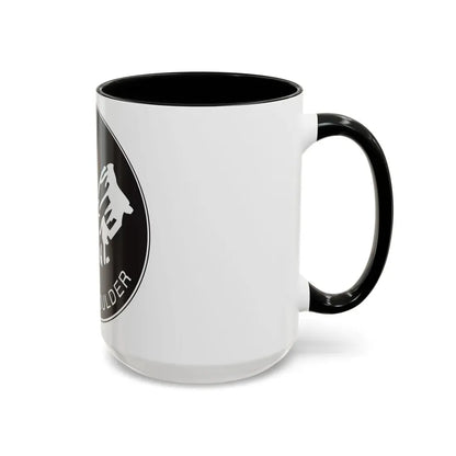 Seal of Boulder Colorado - Accent Coffee Mug - Go Mug Yourself