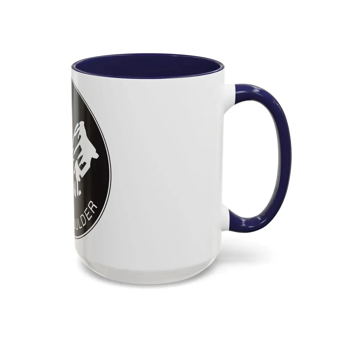 Seal of Boulder Colorado - Accent Coffee Mug - Go Mug Yourself
