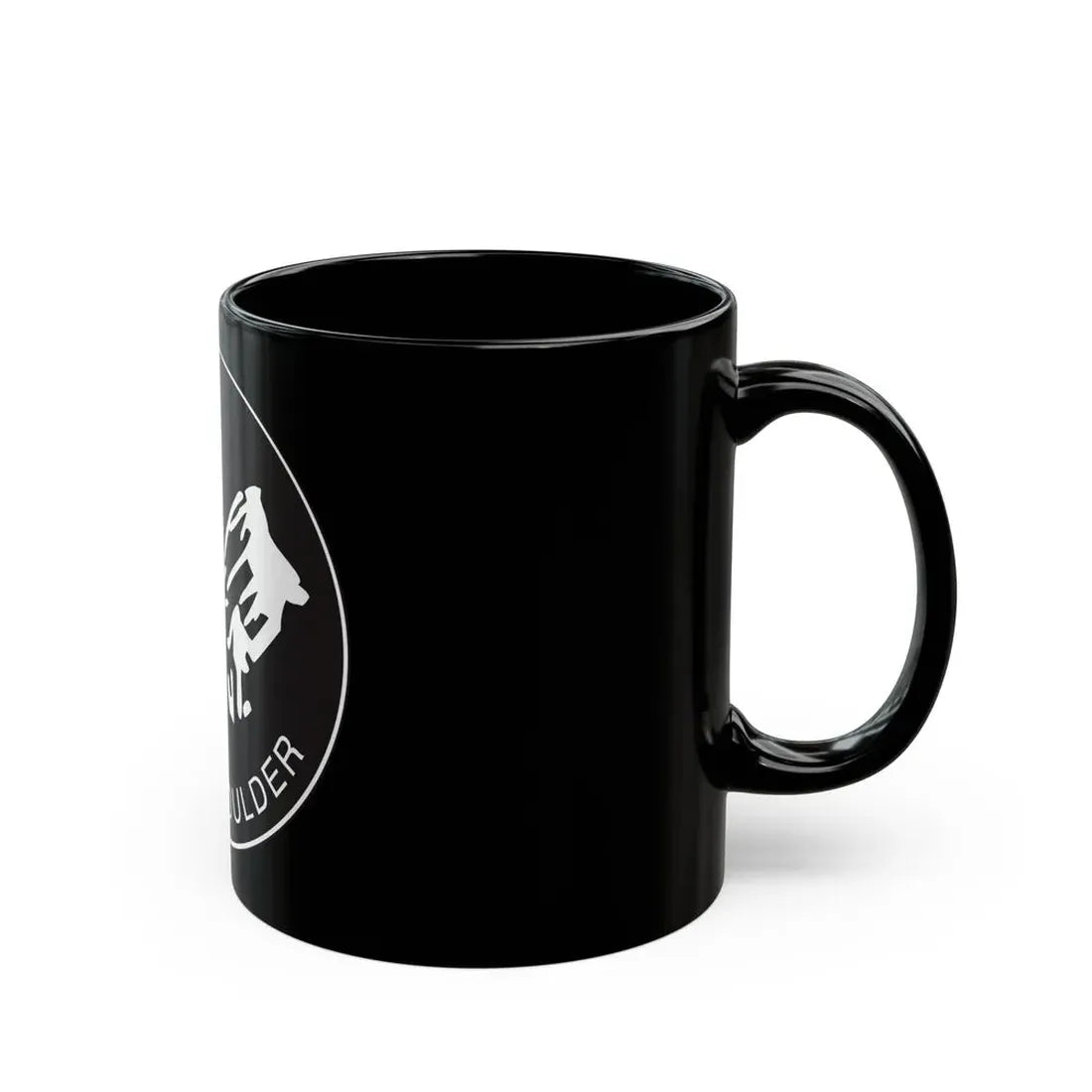 Seal of Boulder Colorado - Black Coffee Mug - Go Mug Yourself