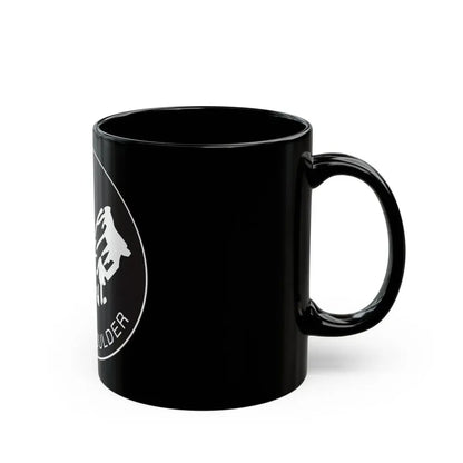 Seal of Boulder Colorado - Black Coffee Mug - Go Mug Yourself