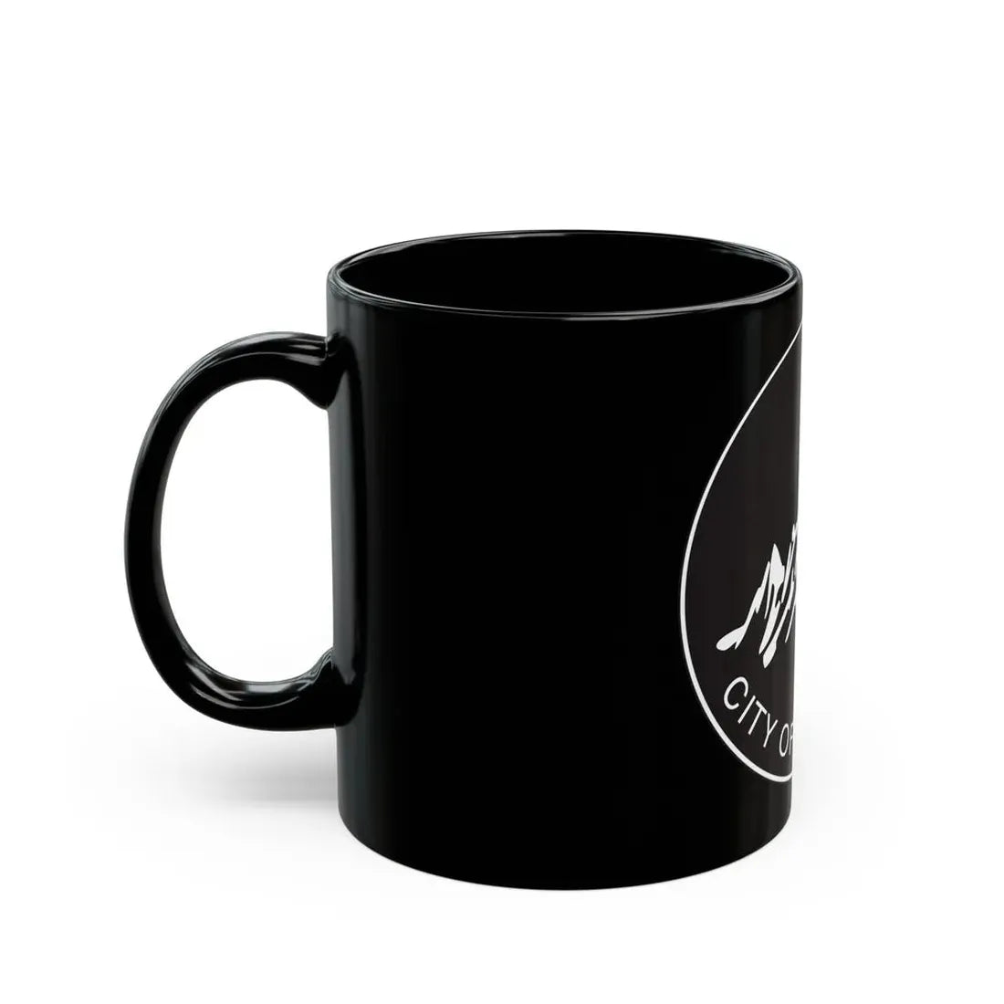Seal of Boulder Colorado - Black Coffee Mug - Go Mug Yourself