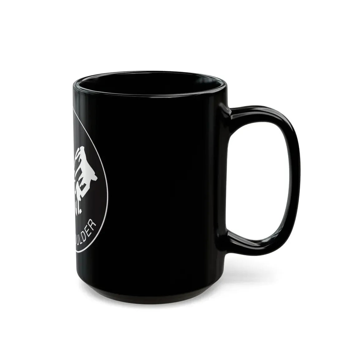 Seal of Boulder Colorado - Black Coffee Mug - Go Mug Yourself