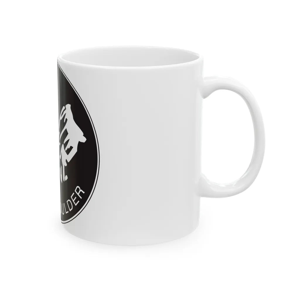 Seal of Boulder Colorado - White Coffee Mug-Go Mug Yourself