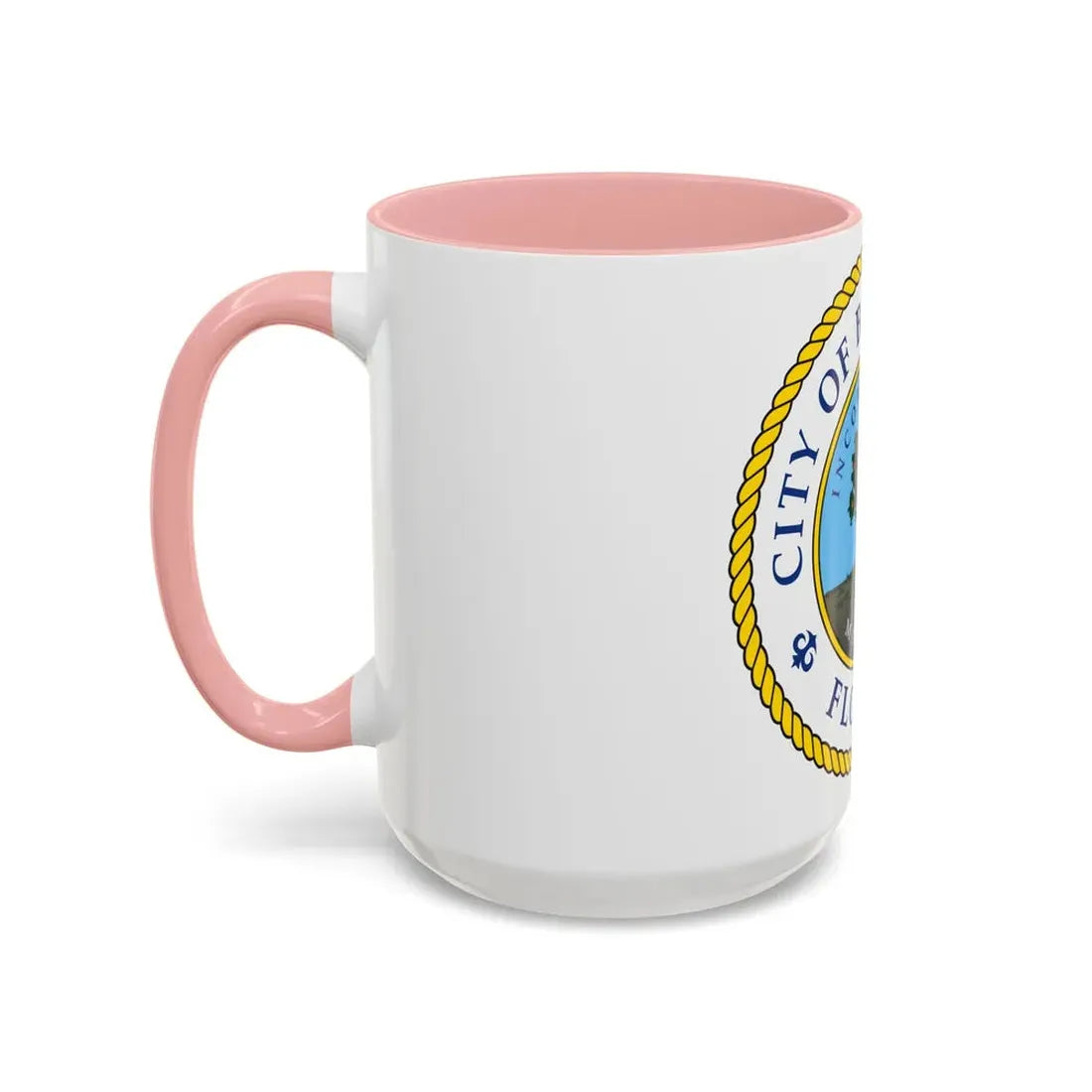 Seal of Bradenton Florida - Accent Coffee Mug - Go Mug Yourself