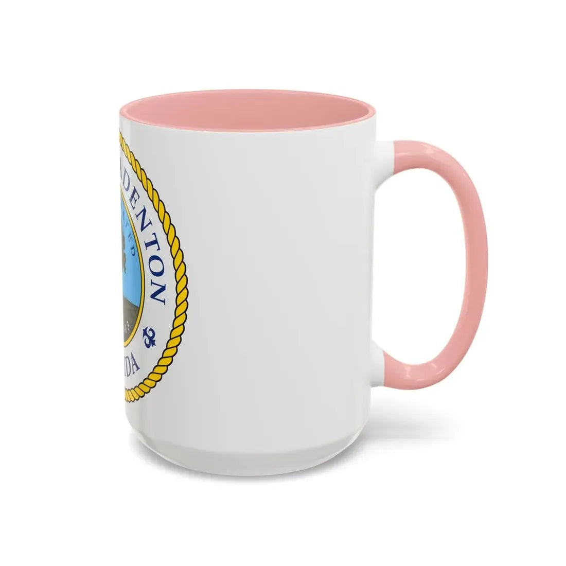 Seal of Bradenton Florida - Accent Coffee Mug - Go Mug Yourself