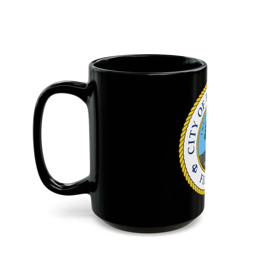 Seal of Bradenton Florida - Black Coffee Mug-Go Mug Yourself