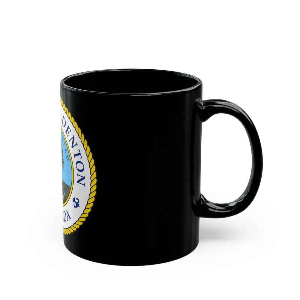 Seal of Bradenton Florida - Black Coffee Mug-Go Mug Yourself