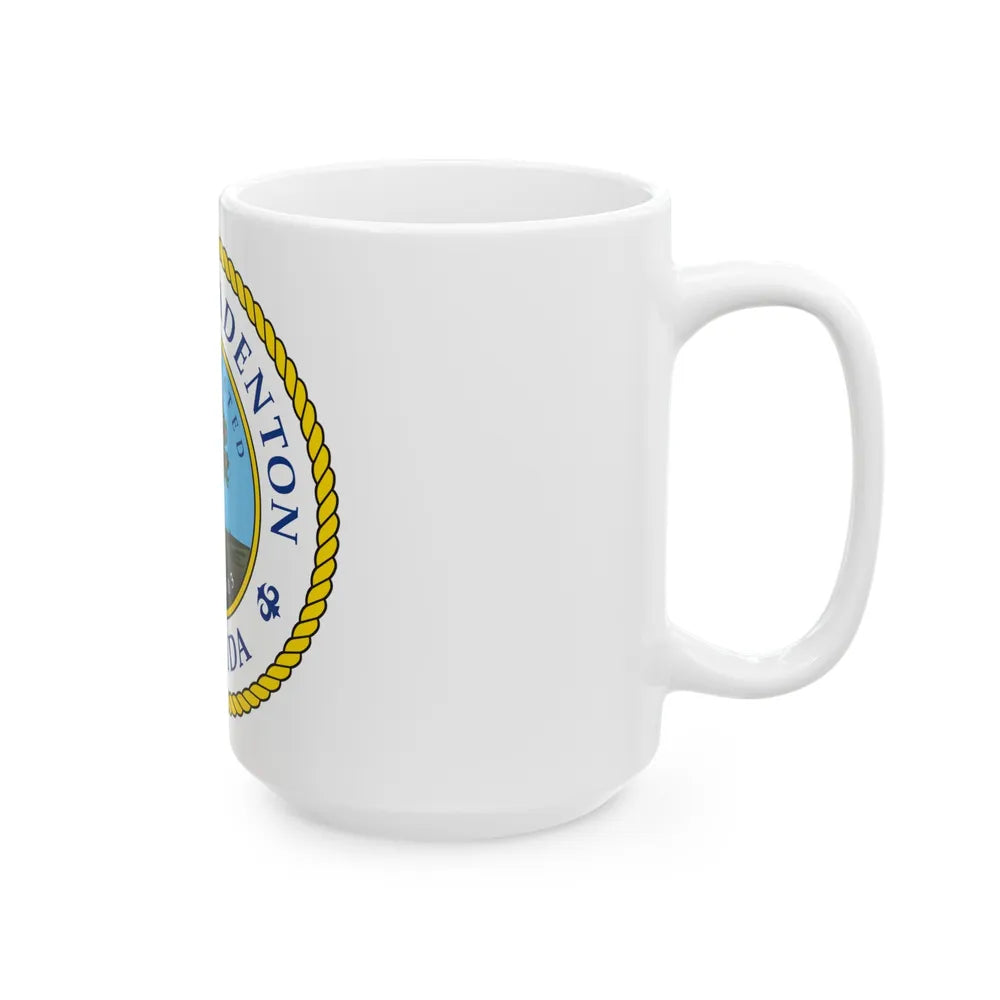 Seal of Bradenton Florida - White Coffee Mug-Go Mug Yourself