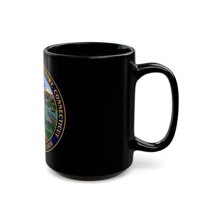 Seal of Bridgeport Connecticut - Black Coffee Mug - Go Mug Yourself