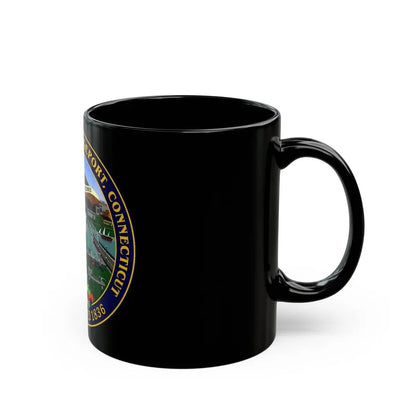 Seal of Bridgeport Connecticut - Black Coffee Mug - Go Mug Yourself