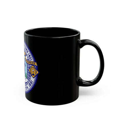 Seal of Brockton Massachusetts - Black Coffee Mug - Go Mug Yourself