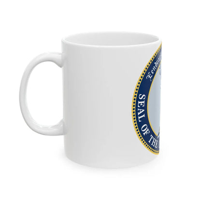 Seal of Brooklyn New York - White Coffee Mug-Go Mug Yourself