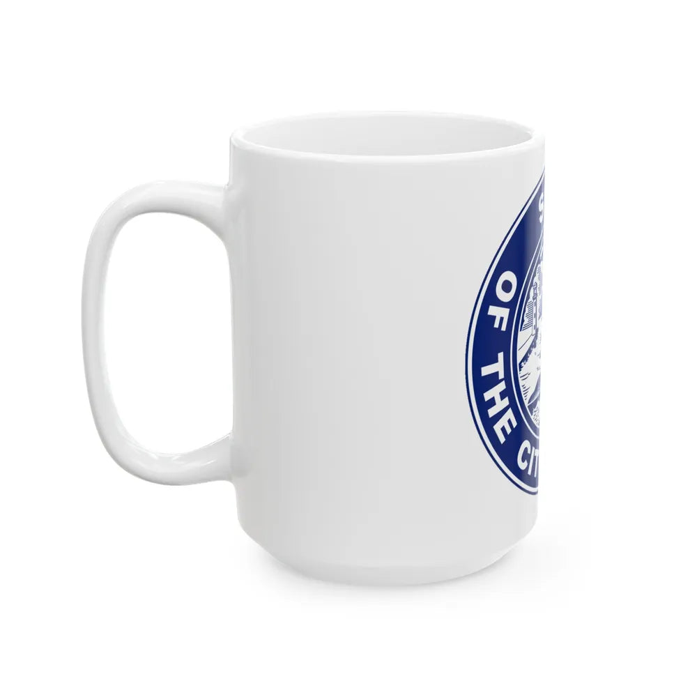 Seal of Buffalo New York - White Coffee Mug-Go Mug Yourself