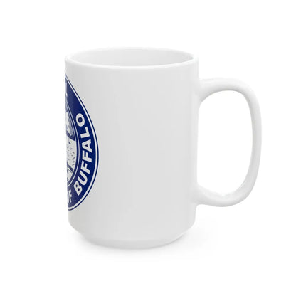 Seal of Buffalo New York - White Coffee Mug-Go Mug Yourself